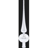 Molarem Home Vrh za božićno drvce - 30 cm, srebrna Slike