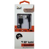 Meanit USB kabl za iPhone 5 i 6 1m crni | Eponuda.ba