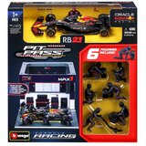 Bburago Bburago: F1 dirkalnik - Red Bull RB21 Pit / Max Verstappen 1/43 Cene