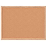 vidaXL Tabla iz plute z okvirjem iz masivnega borovega lesa 40x30 cm | Shoptok.si