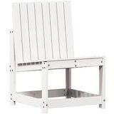 Maison Chic Vrtni Stoli - Stol za vrt bel 50,5x55x77 cm trdna borovina JS635, (21878242) Cene
