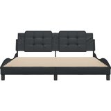  Okvir za krevet bez madraca Zadar crni 180x200 cm od umjetne kože | shoptok.hr