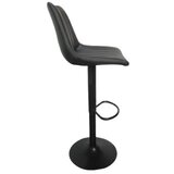Barska stolica 620145 Tamno siva /crna metalna baza 430x490x870x1080mm ( 776-042 )