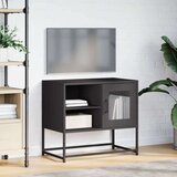 vidaXL TV ormarić crni 68x39x60,5 cm čelični | shoptok.hr