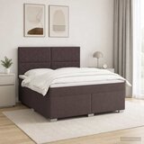  Boxspring krevet s madracem Tamno smeđa 160 x 200 cm Tkanina 160 x 200 x 140.5 cm | Shoptok.si