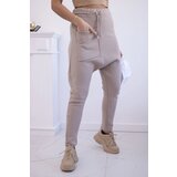 Kesi Set with Baggy trousers dark beige | shoptok.hr