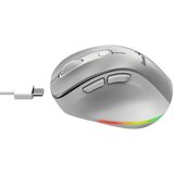 Genius Ergo 9000S Pro Bluetooth (31030039402) polnilna RGB srebrna ergonomska brezžična miška | Shoptok.si