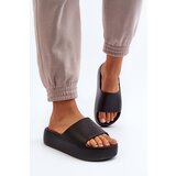 Boto FB3 Women's Black Thick Sole Slides Oreithano | Shoptok.si