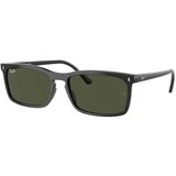 Ray-ban RB4435 901/31 M (56) Črna/Zelena Cene