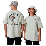 New Era Majice & Polo majice T-shirt New Era Oversize Graphique Beige Bež Cene
