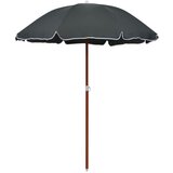 The Living Store Senčnik z jeklenim drogom 180 cm antraciten - Senčnik, (21750907) | Shoptok.si