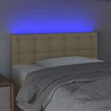  Posteljno vzglavje krem 100x5x78/88 cm blago, (20735414) | Shoptok.si