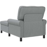  Ležaljka s jastukom Svijetlo siva 91 x 157 x 91 cm tkanina | shoptok.hr