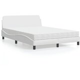  Krevet s madracem Dover bijeli 120 x 200 cm od umjetne kože | shoptok.hr