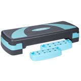 Rebel ACTIVE Step klupa za aerobik i fitnes sa 3 nivoa visine szaro-plava RBA-3225-BL | Eponuda.com