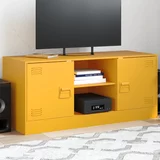 TV ormarić boja senfa 99 x 39 x 44 cm čelični