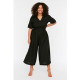 Trendyol Curve Black Waist Detailed Woven Jumpsuit Cijene
