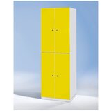 Wolf Omara s predelki, 4 predelki, VxŠxG 1800 x 600 x 500 mm, vrata svetlo siva | Shoptok.si