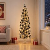  Umjetno vitko božićno drvce 150 LED lampica Topla bijela | shoptok.hr