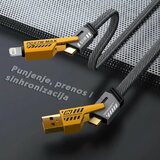  USB kabel 4u1, USB-A/USB-C/Lightning,PD65W | Eponuda.com