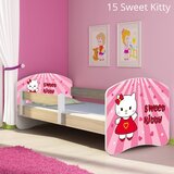 Dječji krevet ACMA s motivom, bočna sonoma 160x80 cm 15 Sweet Kitty | shoptok.hr