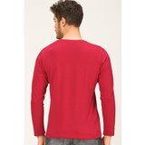 Dewberry T8587 v collar men's sweatshirt-burgundy | ePonuda.com