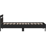  Krevetna konstrukcija s uzglavljem Crni hrast 203 x 95 x 70 cm | shoptok.hr