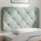 Maison Chic posteljno vzglavje - vzglavna omarica - vzglavna stranica svetlo siva 80 cm žamet, (21704038) | Shoptok.si
