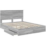  Postelja s shranjevanjem z vzglavjem Siva Sonoma 150 x 200 cm, (5000106162) | Shoptok.si