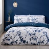 Catherine Lansfield Tamno plava/krem 3-dijelna posteljina za bračni krevet 200x200 cm Kyoto Floral – | shoptok.hr