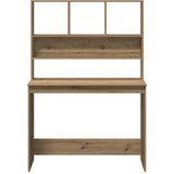  Radni stol s policama boja hrasta artisan 102x45x148 cm drveni | Eponuda.ba