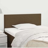 vidaXL uzglavlje tamnosmeđe 80 x 5 x 78/88 cm od tkanine | shoptok.hr
