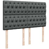  Krevet s oprugama i madracem tamnosivi 140x190 cm od tkanine | shoptok.hr