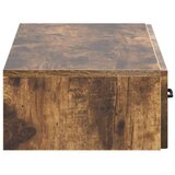 Stolna montirana na zid Dimljeni hrast 87 5 x 34 5 x 17 cm | shoptok.hr