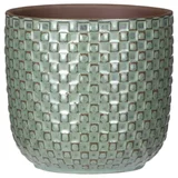 V Okrugla tegla za biljke Daan (Vanjska dimenzija (ø x V): 13,5 x 13 cm, Keramika)