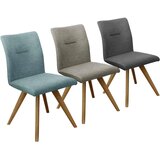 Linea Natura stol, les, tekstil črna, barve hrasta, temno siva | Shoptok.si