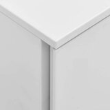 vidaXL Premična omara za dokumente svetlo siva 39x45x60 cm jeklo | Shoptok.si