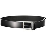 Calvin Klein BLACK MEN&#39;S LEATHER BELT Cene