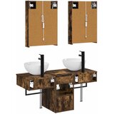  Set ormarića za kupaonicu 5 kom. Dimljeni hrast | shoptok.hr