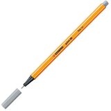 Stabilo Stabilo: Point 88 Tanki flomaster srednje sive barve 0,4mm | Shoptok.si