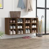 vidaXL ormarići za cipele 2 kom boja smeđeg hrasta 52,5 x 30 x 50 cm Cijene