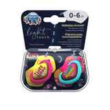 Canpol BABIES SILIKONSKA VARALICA 0-6M NEON LOVE 2 KOM PINK | Eponuda.com
