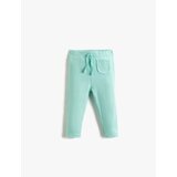 Koton Ribbed Basic Leggings Elastic Waist Tie Pocket Detailed | shoptok.hr