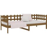  Dnevna postelja medeno rjava 80x200 cm trdna borovina, (20725909) | Shoptok.si