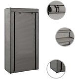Furnova Omarica za čevlje s pokrivalom blago 58x28x106 cm siva, (21955665) | Shoptok.si