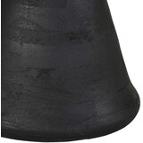  Pomoćni stol crni Ø50x40 cm Puno drvo Mango | Shoptok.si