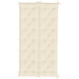  Jastuk za vrtnu klupu krem bijeli 200x(50+50)x7 cm od tkanine | Eponuda.ba