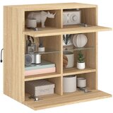  Zidni TV ormarić s LED svjetlima boja hrasta 58,5x30x60,5 cm Smeđa | Shoptok.si