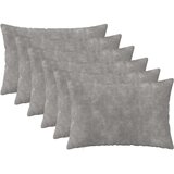  Presvlaka za jastuk 6 pcs HEERLEN Svjetlosiva 40 x 60 cm | shoptok.hr