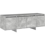 Maison Chic TV omarica - TV stojalo - Televizijska omarica betonsko siva 120x30x40,5 cm iverna plošča, (21698836) Cene